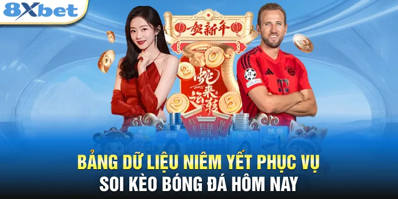 Bảng dữ liệu niêm yết phục vụ soi kèo bóng đá hôm nay