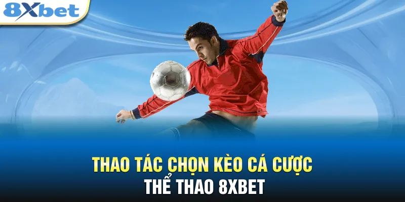 Thao tác chọn kèo cá cược thể thao 8XBET
